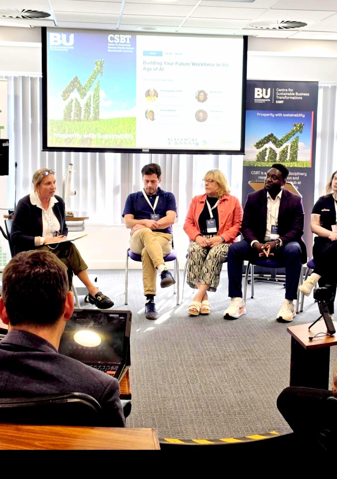 Panel discussion on building future workforce in the age of AI at Bournemouth University